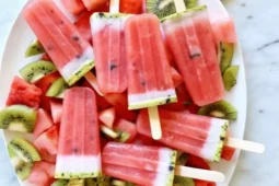 Popsicles pastèque maison