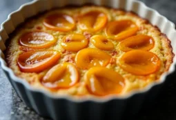 clafoutis aux abricots recipe.