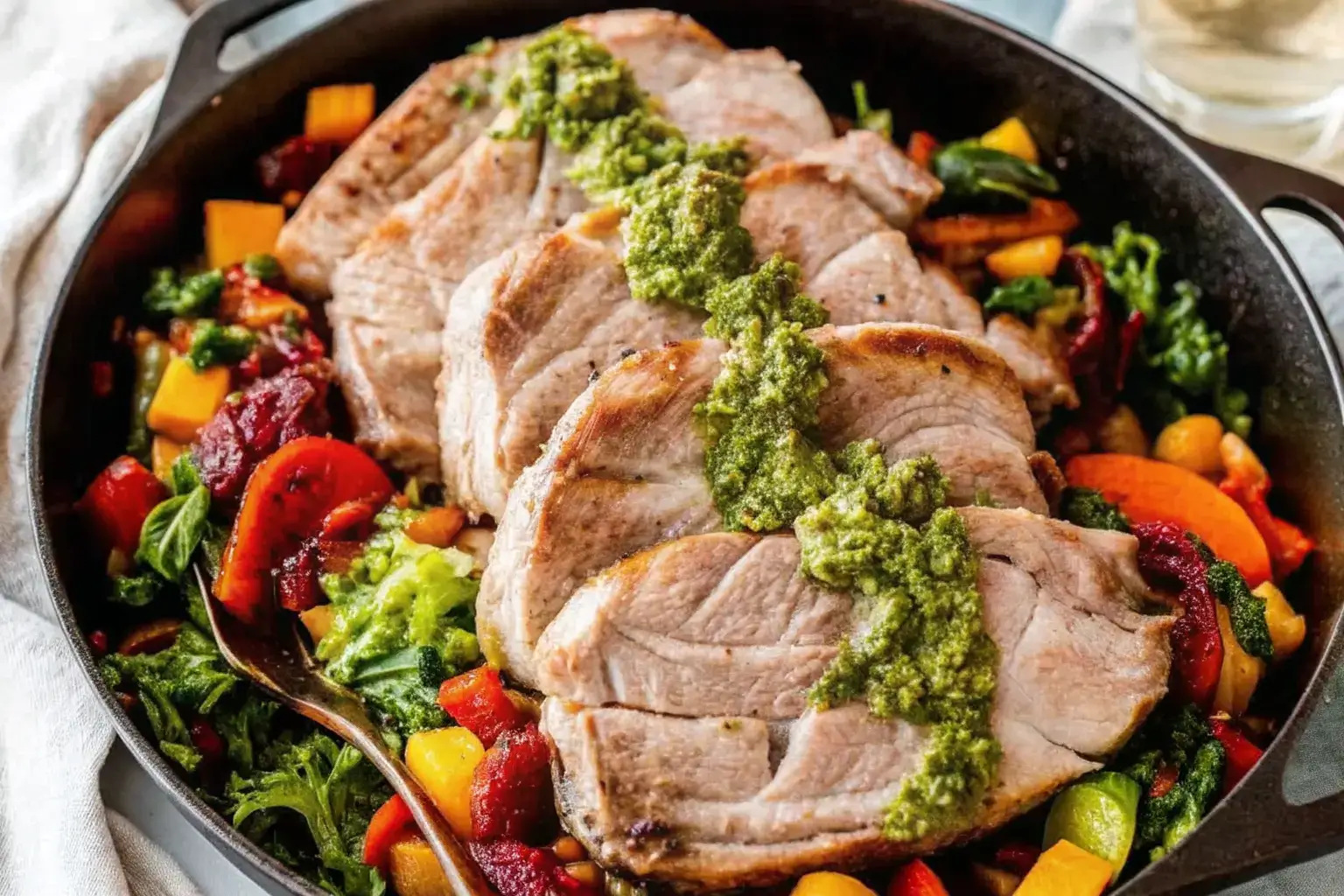 Recette de tranches de gigot d'agneau en sauce 2 tranches de gigot d'agneau en sauce