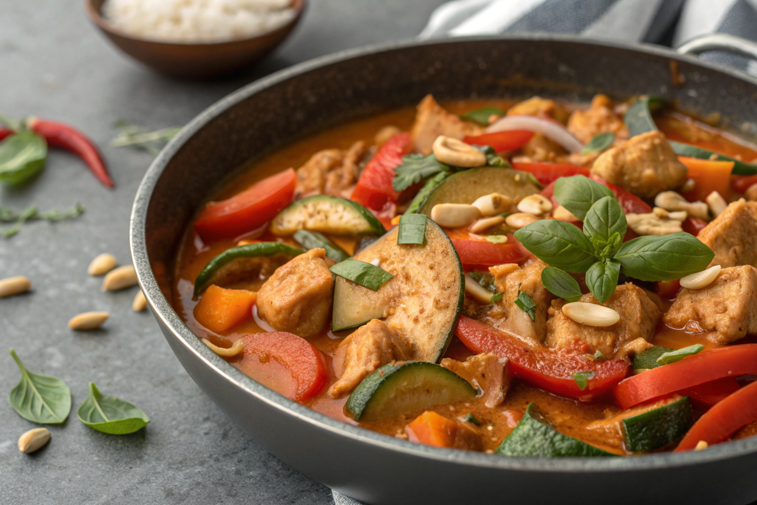 Poulet au curry rouge thaïlandais facile 1 Image after 2nd paragraph