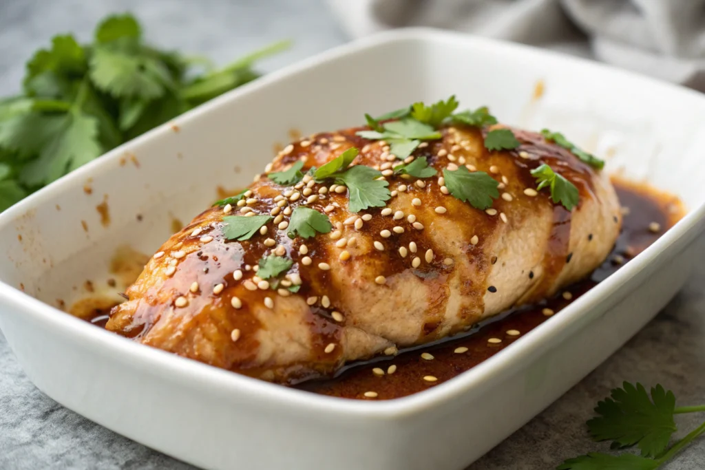 Guide Ultime des Marinades pour Poulet : Conseils, Recettes et Astuces 1 recettes de marinade poulet avec garniture fraîche sur assiette blanche