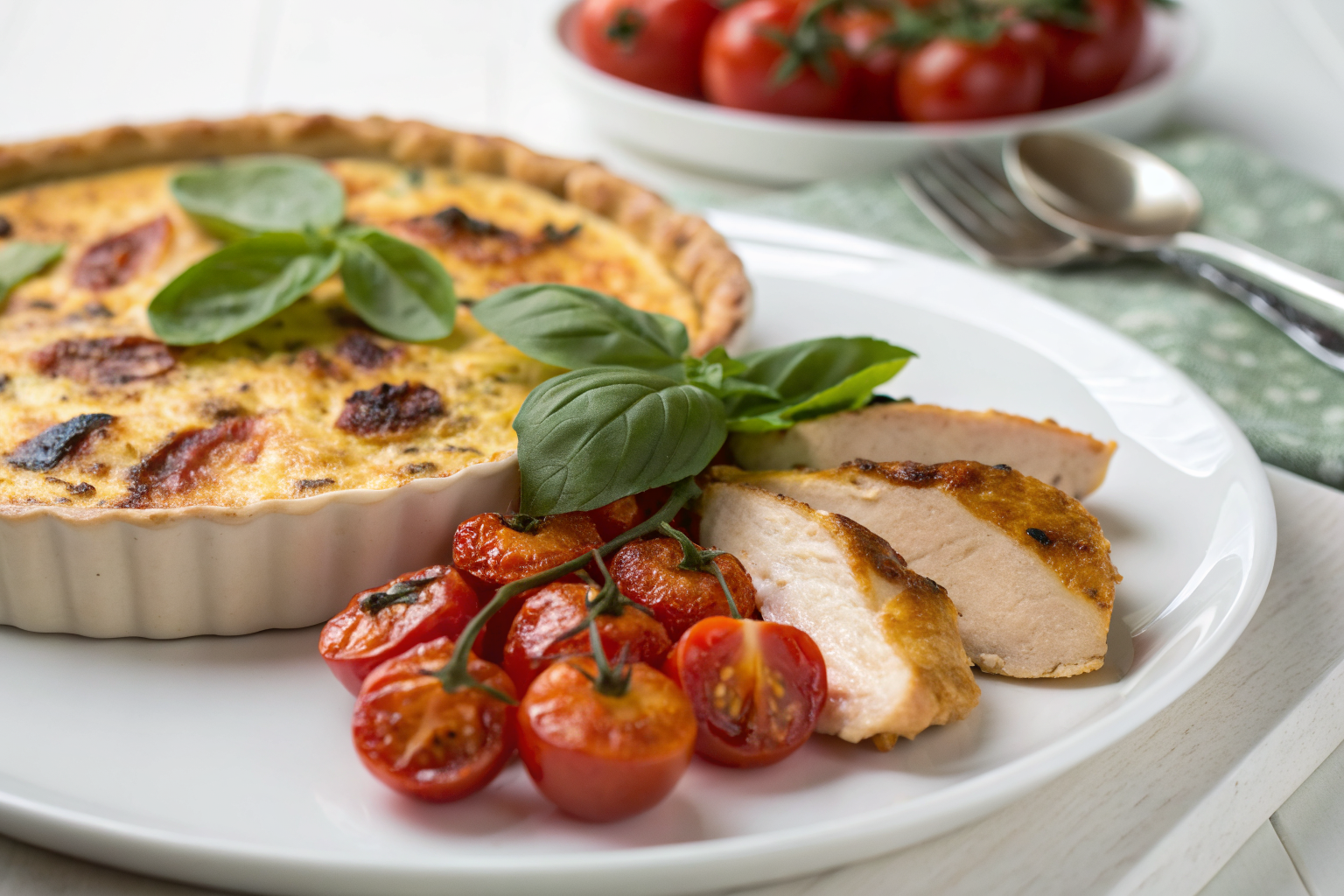 Recette de quiche lorraine au saumon et aux épinards