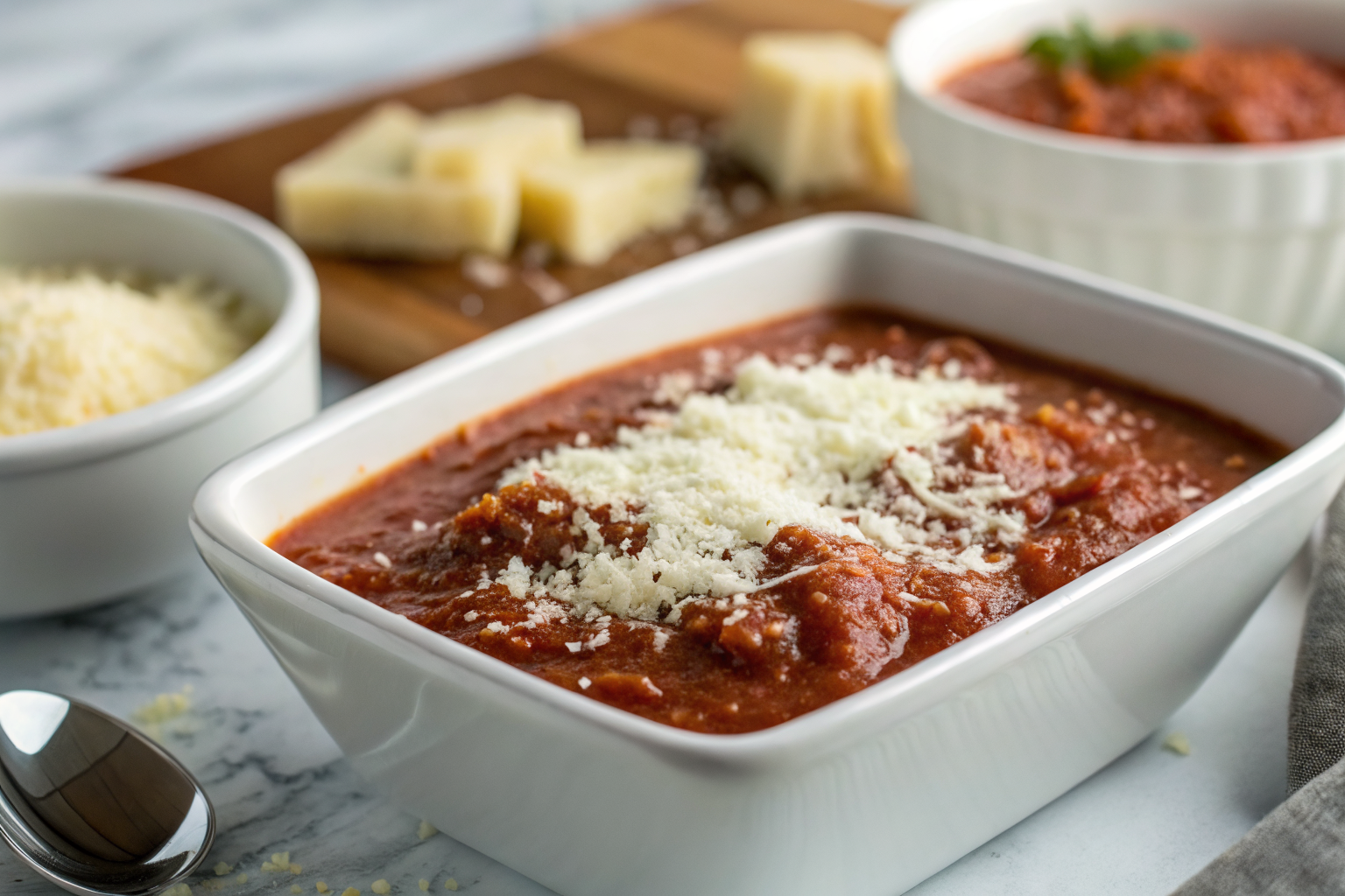 Jarret de bœuf tendre dans une sauce tomate riche avec garniture de persil frais