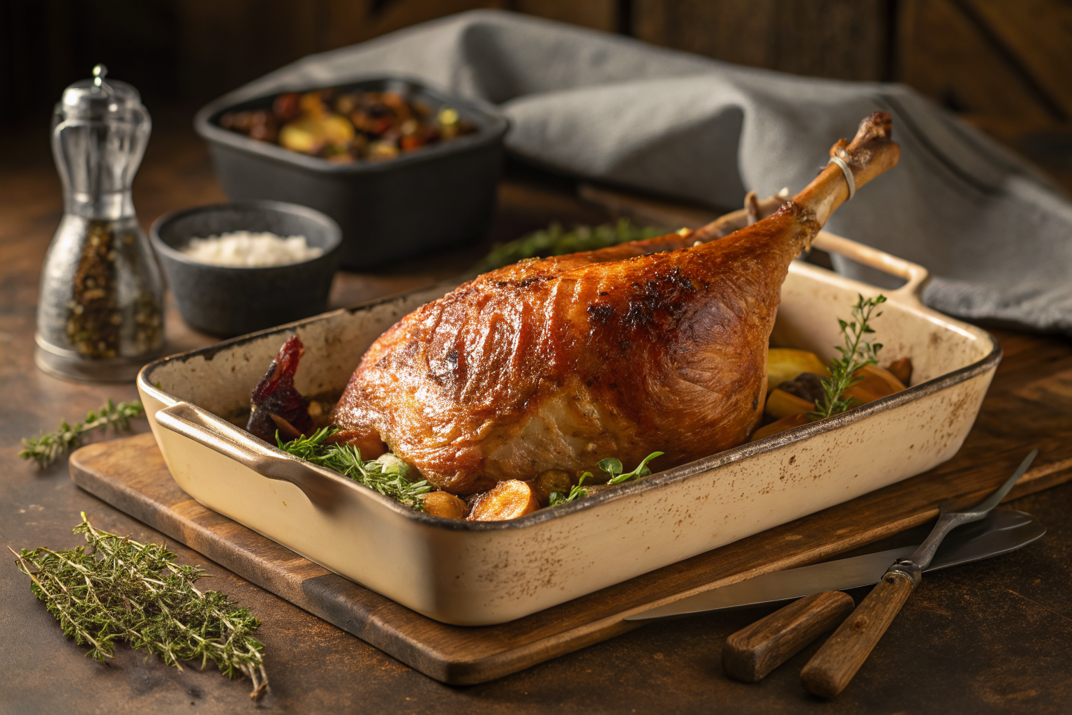 Cuisse de Dinde au Four : Cuisson Parfaite et Fondante