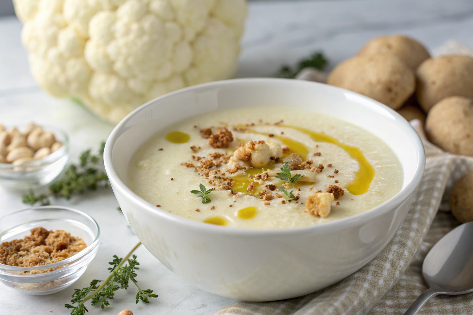 Soupe de Chou-Fleur Douce et Crémeuse : la Recette Réconfortante